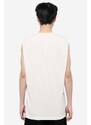 LEMAIRE Canotta RIBBED TANK in cotone crema