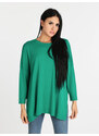 Solada Maglia Leggera Donna Oversize T-shirt Manica Lunga Verde Taglia Unica