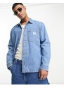Lee - Workwear - Giacca di jeans vestibilità ampia lavaggio medio in coordinato-Blu