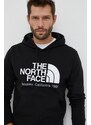 The North Face felpa in cotone uomo con cappuccio