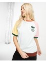 Levi's - T-shirt multicolore con grafica colorblock