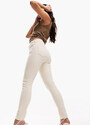 ASOS Petite ASOS DESIGN Petite - Ultimate - Jeans skinny bianco sporco