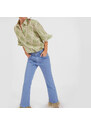 La DoubleJ Shorts & Pants gend - Fancy Crop Jeans (With Feathers) Light Blue 30 100% COTTON