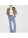 La DoubleJ Shorts & Pants gend - Fancy Crop Jeans (With Feathers) Light Blue 30 100% COTTON