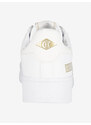 Cotton Belt Sneakers Stringata Donna Con Platform Basse Bianco Taglia 37