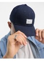 Ben Sherman - Cappello con visiera in cotone blu navy con logo