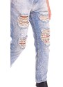 JEANS BOYFRIEND TWINSET ACTITUDE CON ROTTURE