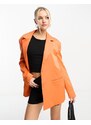 COLLUSION - Blazer oversize arancione acceso con tasche-Multicolore