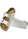 Birkenstock Arizona Birko-Flor White Regular Fit Donne - Sandali Birkenstock - Bianco - 0552681-7.5