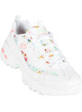 Skechers D Lites Blooming Fields Sneakers In Pelle Donna Con Stampa Floreale Basse Bianco Taglia 38