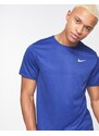 Nike Running - Miler - T-shirt blu-Blu navy