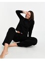 ASOS Tall ASOS DESIGN Tall - Mix & Match - Pantaloni del pigiama in cotone neri-Nero