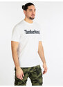 Timberland T-shirt Manica Corta Da Uomo Con Scritta Bianco Taglia Xl