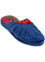 De Fonseca Pantofole Da Donna Stampa Scozzese Blu Taglia 36/37