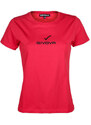 Givova T-shirt Donna Girocollo a Manica Corta Rosso Taglia M