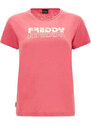 Freddy T-shirt Donna Manica Corta Fucsia Taglia S