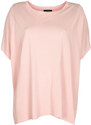 Louise Orop Maglia Donna Oversize Manica Corta T-shirt Rosa Taglia Unica