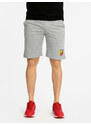 Abarth Bermuda Sportivi Da Uomo Con Logo Pantaloni e Shorts Grigio Taglia Xxl