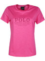 U.S. Grand Polo T-shirt Manica Corta Donna Con Scritta Fucsia Taglia M