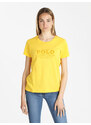 U.S. Grand Polo T-shirt Manica Corta Donna Con Scritta Giallo Taglia L