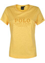 U.S. Grand Polo T-shirt Manica Corta Donna Con Scritta Giallo Taglia S