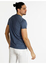 Coveri Collection T-shirt Uomo Manica Corta Con Taschino Blu Taglia L