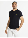 Coveri Collection T-shirt Manica Corta Con Taschino Ricamato Da Uomo Blu Taglia Xl