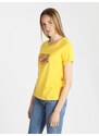U.S. Grand Polo T-shirt Manica Corta Donna Con Stampa Giallo Taglia M
