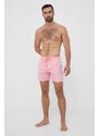 Trussardi pantaloncini da bagno colore rosa