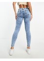 Parisian Tall - Jeans skinny lavaggio blu acido