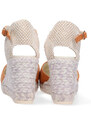 Espadrilles sandalo Cloe camoscio terracotta