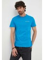 Trussardi t-shirt in cotone colore blu