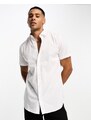 Jack & Jones Originals - Camicia a maniche corte bianca elegante-Bianco