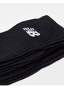New Balance - Confezione da 3 paia di calzini neri con logo-Nero