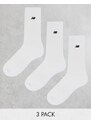 New Balance - Confezione da 3 paia di calzini bianchi con logo ricamato-Bianco