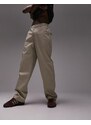 Topman - Pantaloni comodi color pietra-Neutro