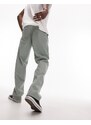 Topman - Pantaloni comodi color salvia-Verde