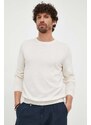 BOSS maglione in lana uomo colore beige