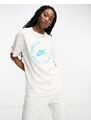 Nike - Sport Utility - T-shirt boyfriend bianco fantasma con grafica