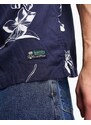 Superdry - Camicia a maniche corte hawaiana blu navy vintage