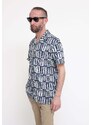 Tommy Hilfiger Tjm Clsc Tommy Aop Ss Shirt - Multicolor Camicie Uomo PE23 promo