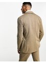 Jack & Jones Premium - Coordinato con giacca da abito e pantaloni slim in jersey beige-Neutro