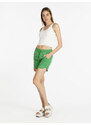 Solada Shorts Sportivi Donna Con Coulisse Pantaloni e Verde Taglia X/2xl