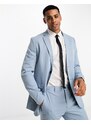 Jack & Jones Premium - Giacca da abito slim azzurra-Blu