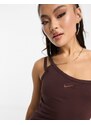 Nike - Everyday Modern - Vestito asimmetrico marrone-Brown
