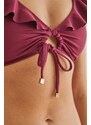 women'secret top bikini FOLK SUNSET colore granata 6485411