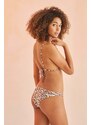 women'secret top bikini BAMBOO colore beige 6485436