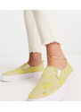 ASOS DESIGN - Dotty - Scarpe di tela con stampa con limoni-Multicolore