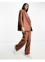 AllSaints - Corin Miro - Pantaloni da abito color ruggine in coordinato-Rosa