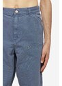 Carhartt WIP Pantalone DOUBLE KNEE in cotone blu